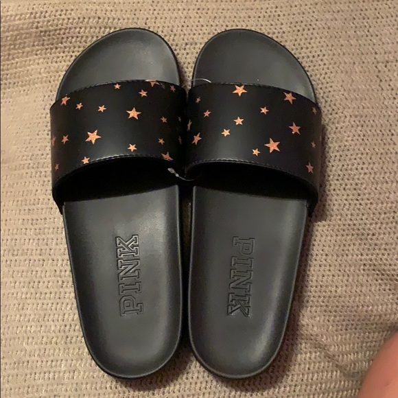 PINK Victoria's Secret Shoes - Victoria secret PINK slides size Large